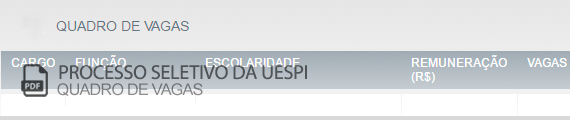 Vagas Concurso Público UESPI (PDF)