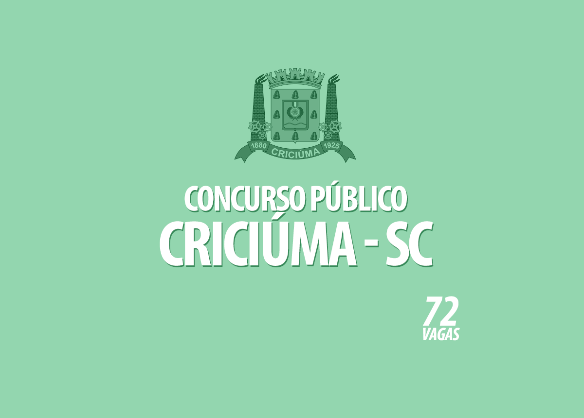 Concurso Prefeitura Criciúma - SC Edital 001/2021