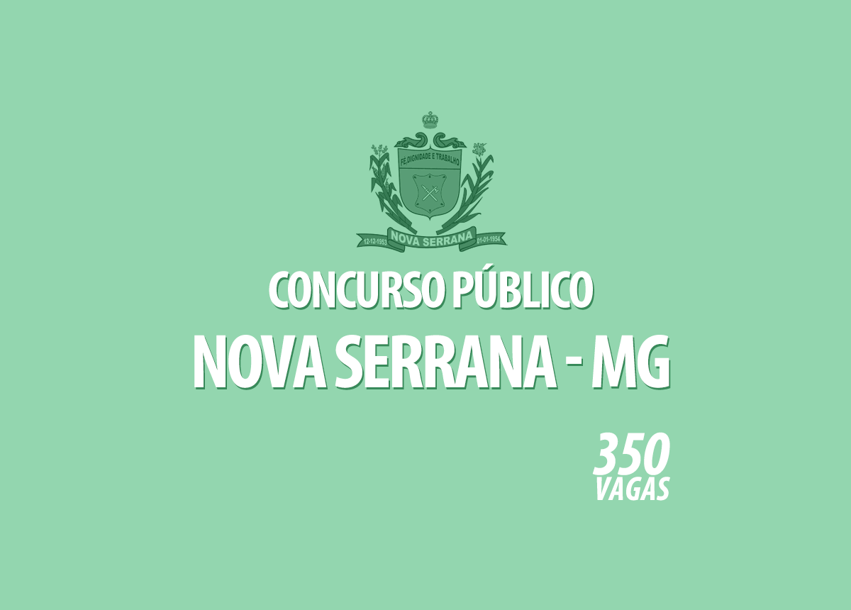 Concurso Prefeitura Nova Serrana - MG Edital 001/2021