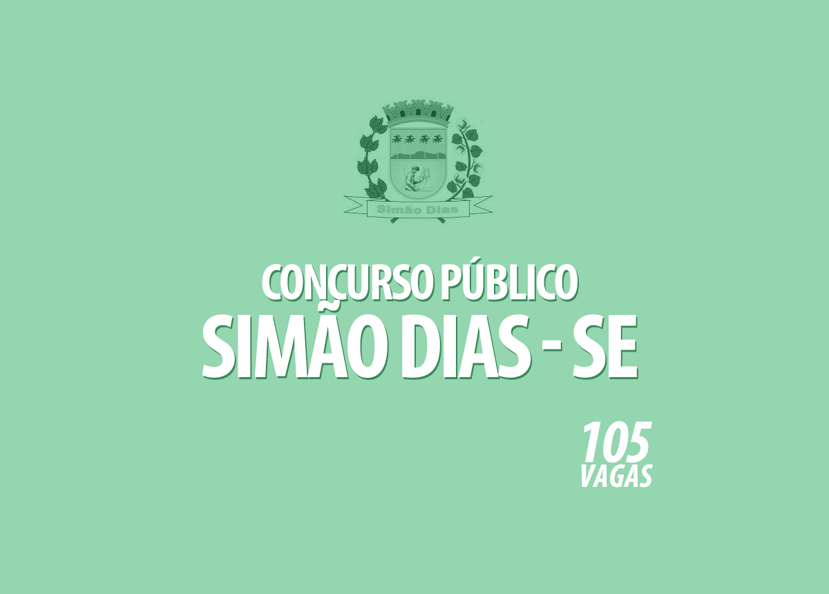 Concurso Prefeitura Simão Dias - SE Edital 001/2021