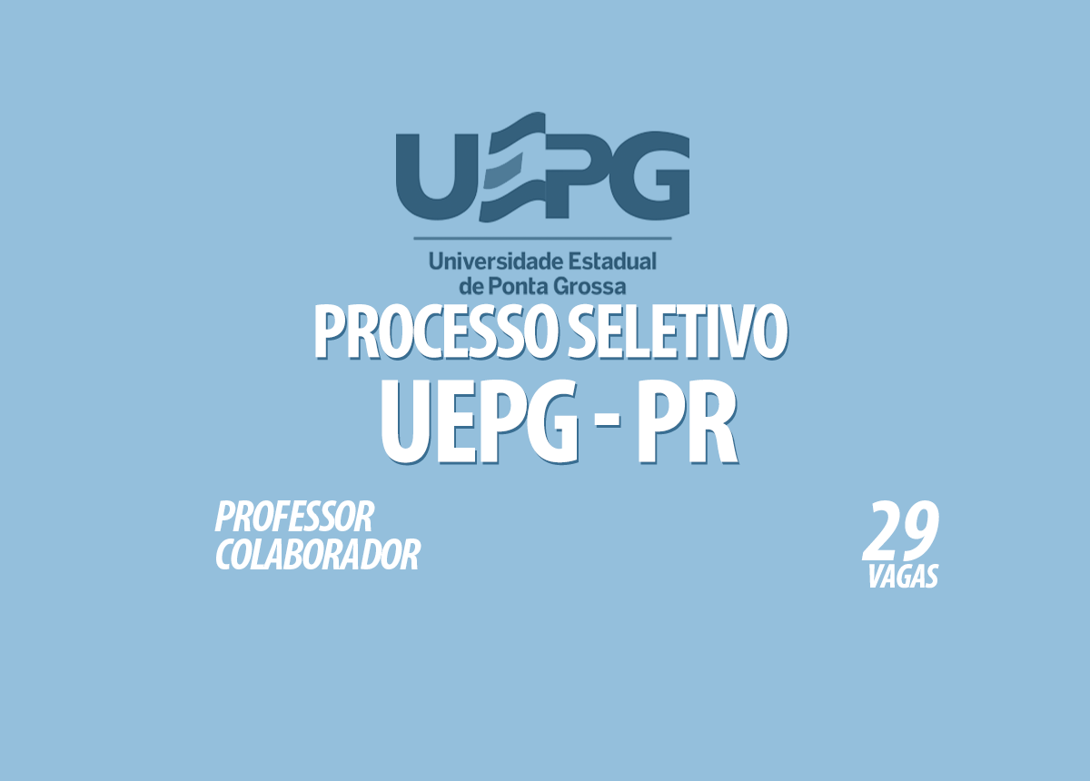 Processo Seletivo UEPG Edital 397/2021