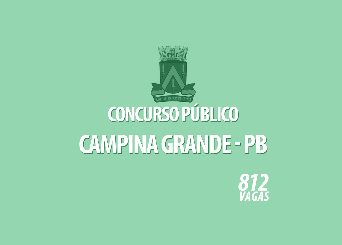 Concurso Prefeitura Campina Grande - PB Edital 001/2021