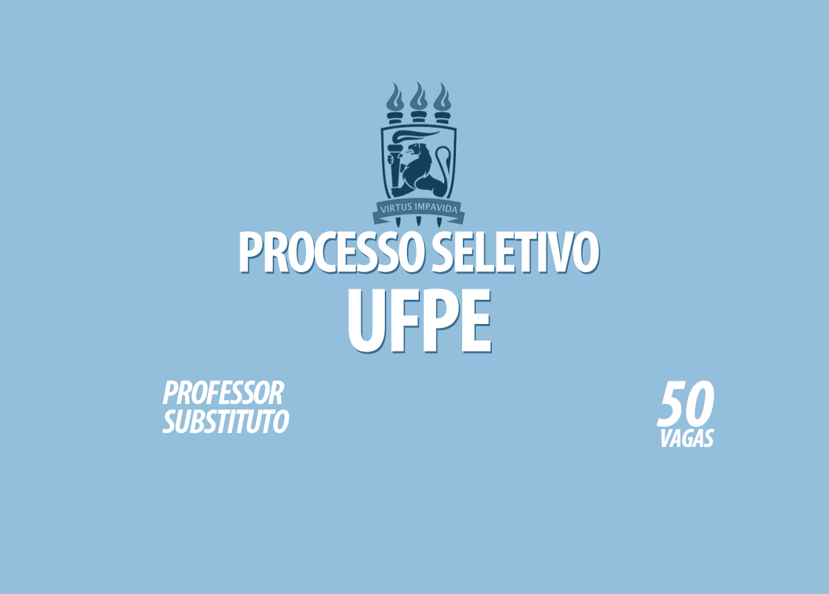 Processo Seletivo UFPE Edital 032/2021