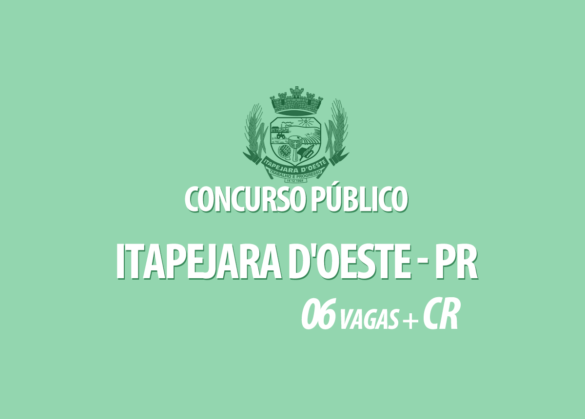 Concurso Itapejara D'oeste - PR Edital 001/2021