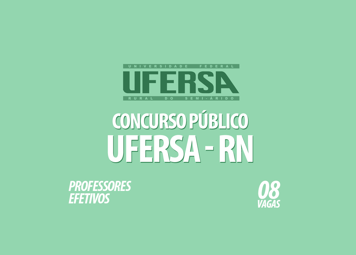 Concurso Público UFERSA Edital 032/2021