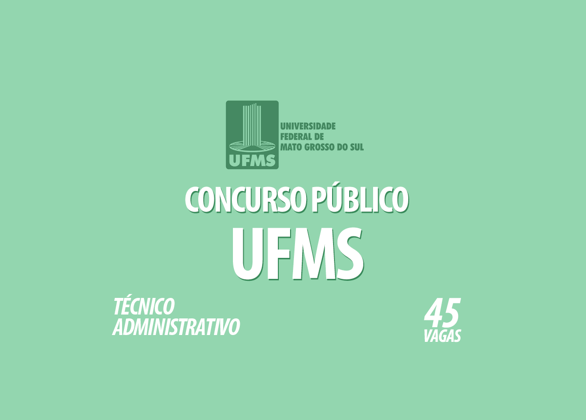 Concurso Público UFMS Edital 039/2021