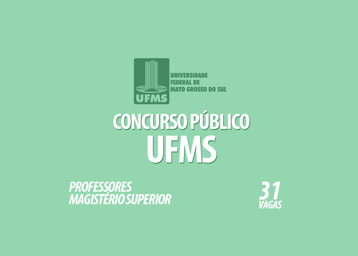 Concurso Público UFMS Edital 040/2021