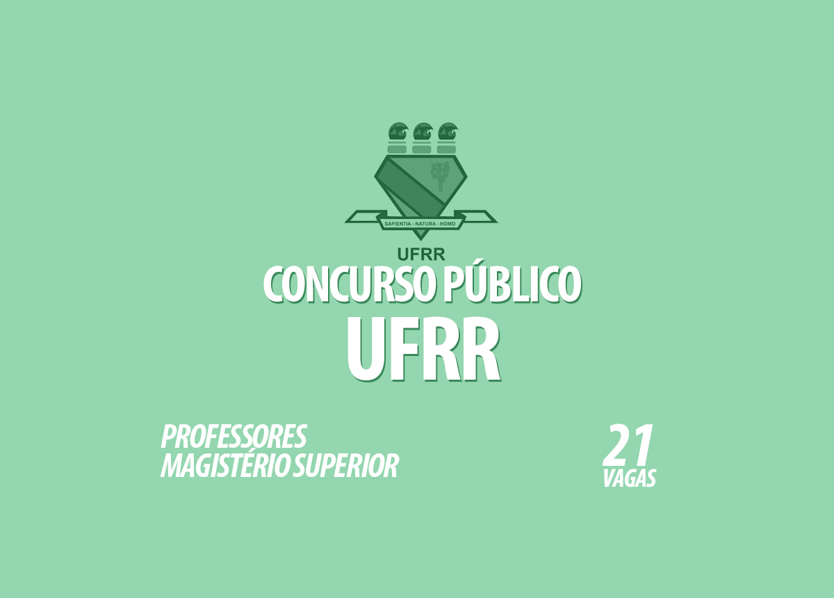 Concurso Público UFRR Edital 210/2021