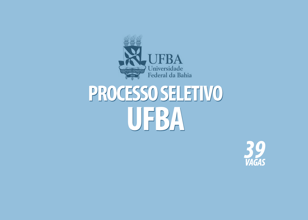 Processo Seletivo UFBA Edital 003/2021