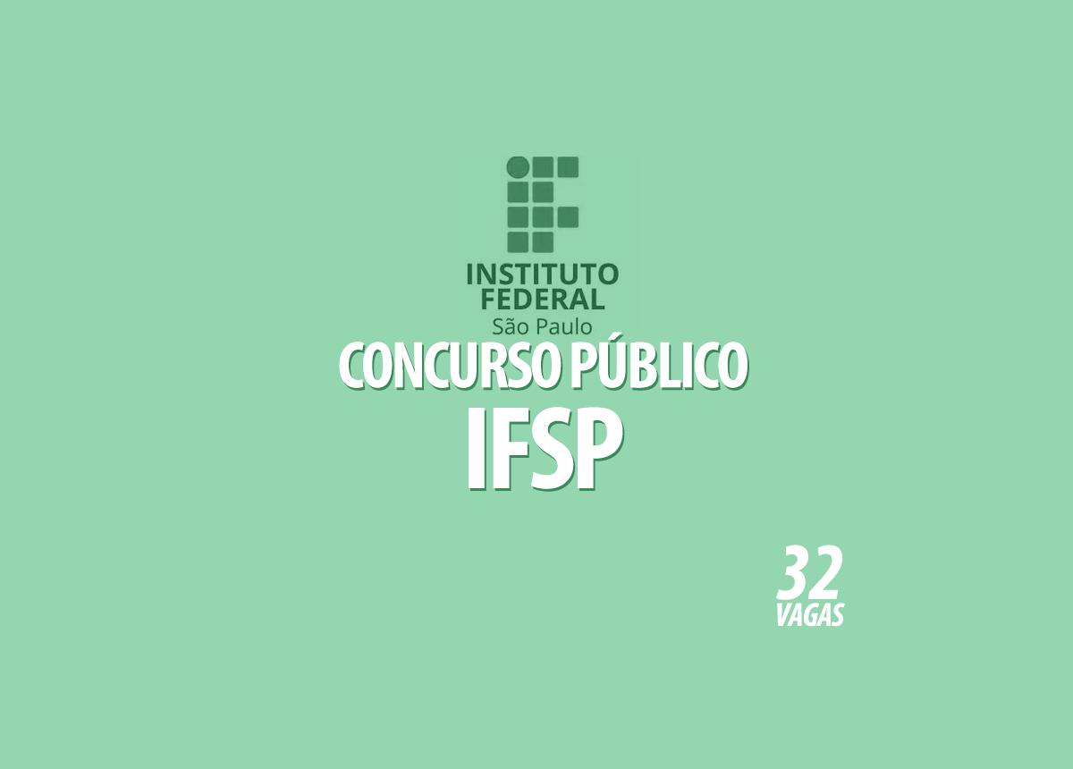 Concurso Público IFSP Edital 052/2022