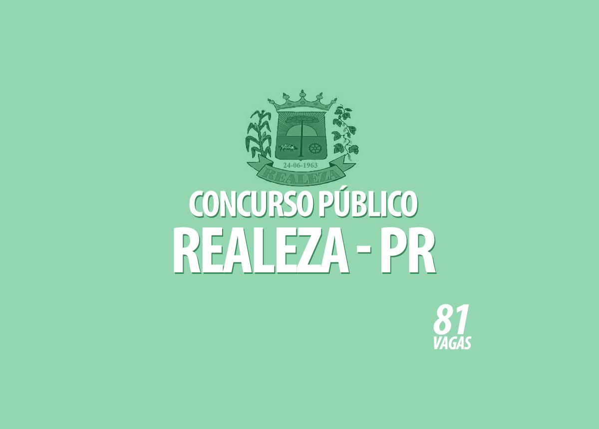 Concurso Público Prefeitura Realeza - PR Edital 001/2022