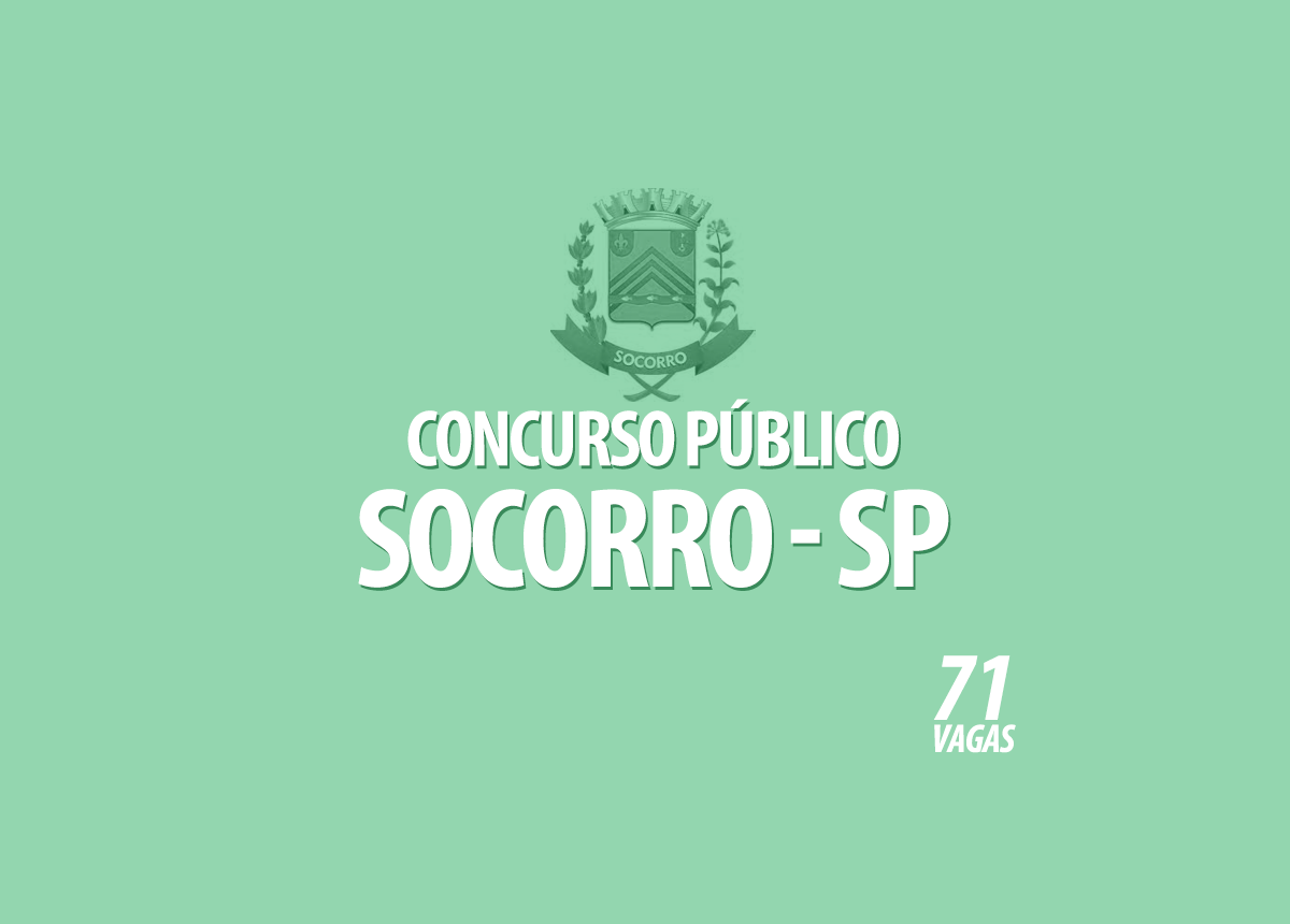 Concurso Público Prefeitura Socorro - SP Edital 001/2022