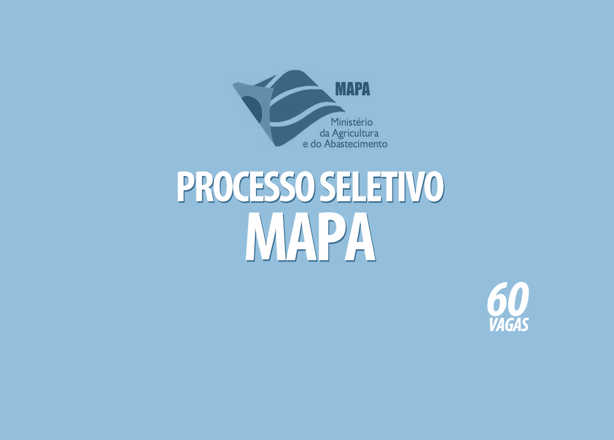 Processo Seletivo MAPA Edital 001/2022