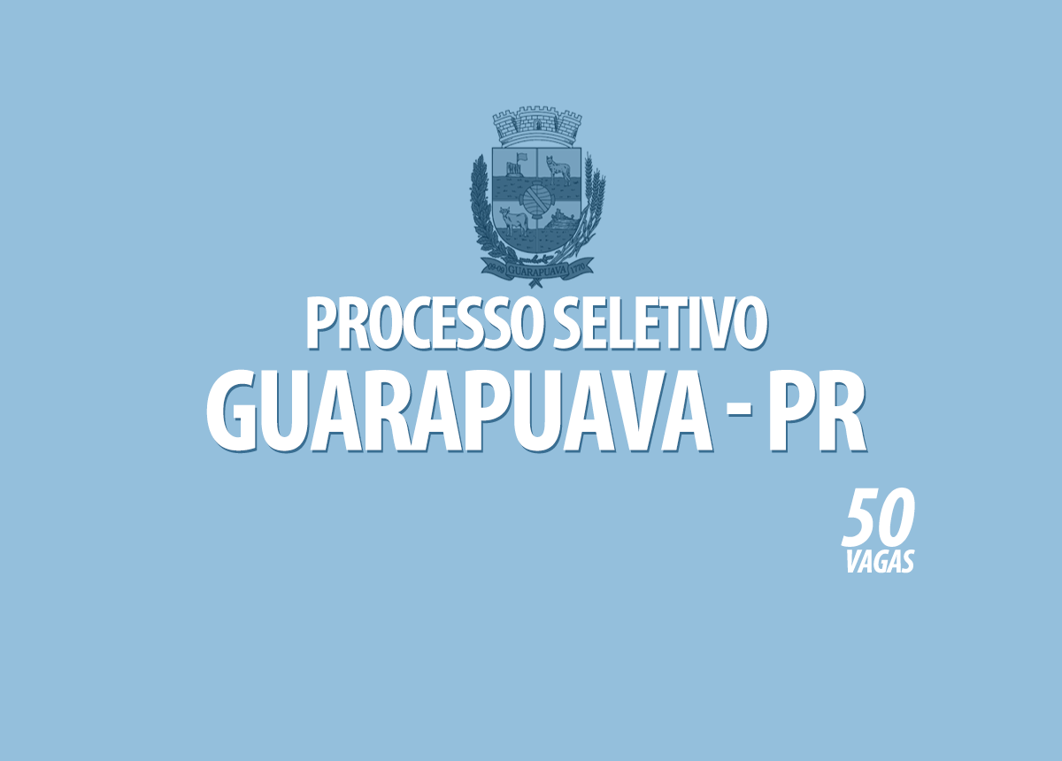 PSS Guarapuava - PR Edital 001/2022