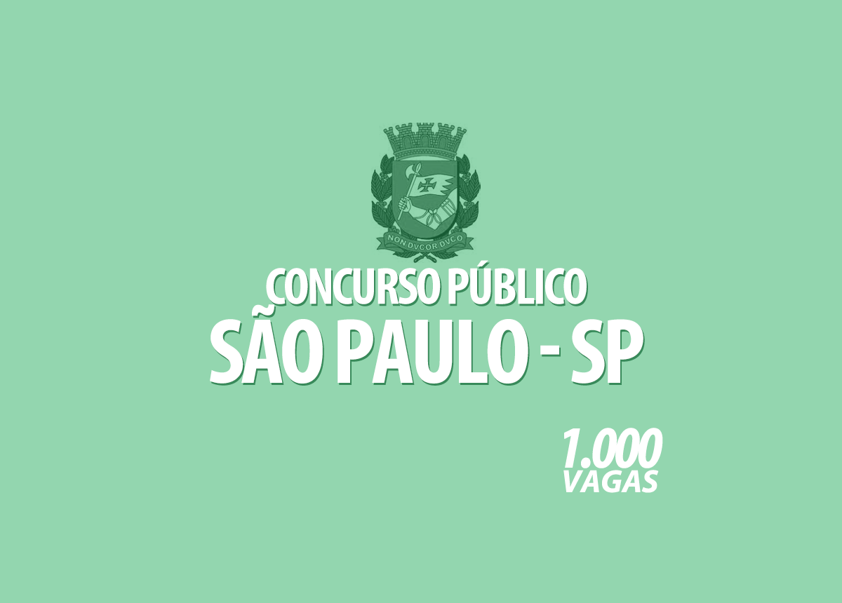 Concurso Público Prefeitura São Paulo - SP Edital 001/2022