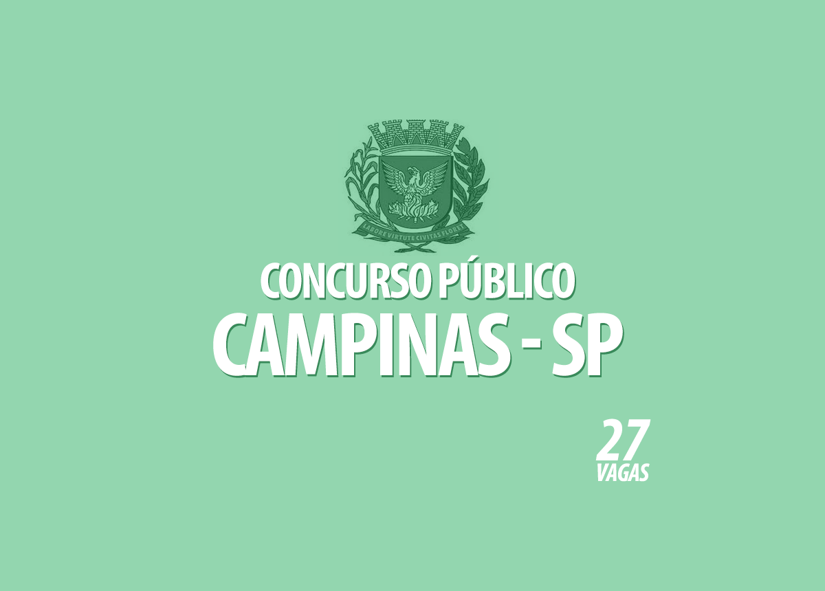 Concurso Público Prefeitura Campinas - SP Edital 004/2022