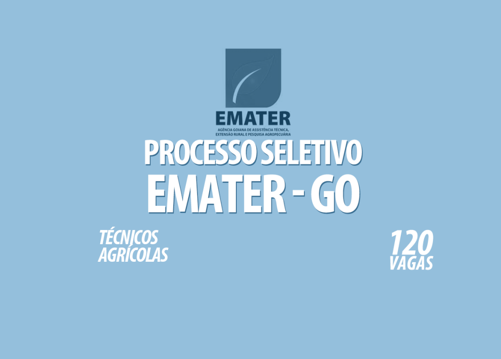 Processo Seletivo Emater - GO | Edital 004/2022