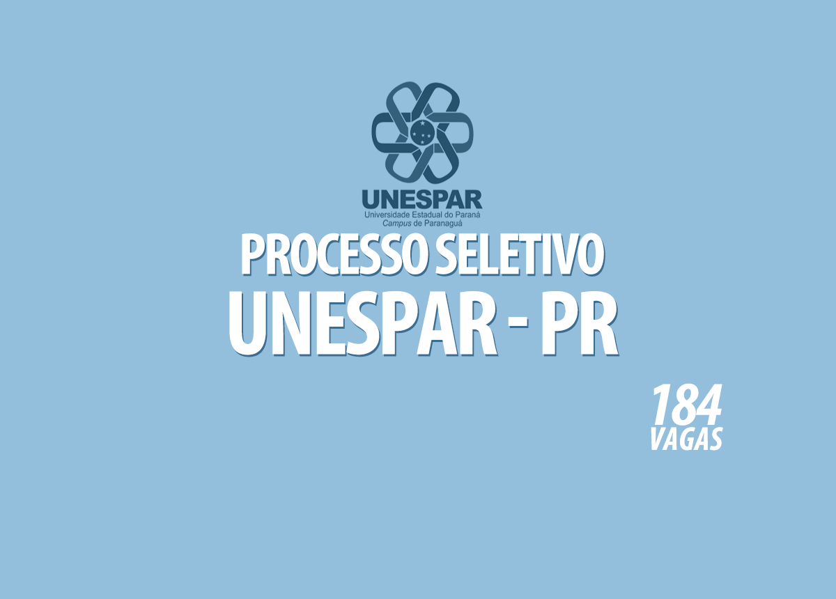 Processo Seletivo Unespar - PR Edital 001/2022