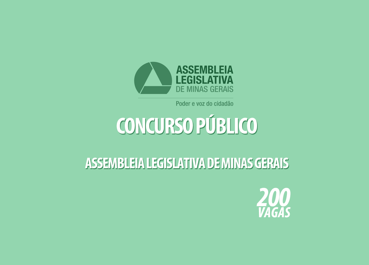 Concurso Assembleia Legislativa de Minas Gerais Edital 001/2022