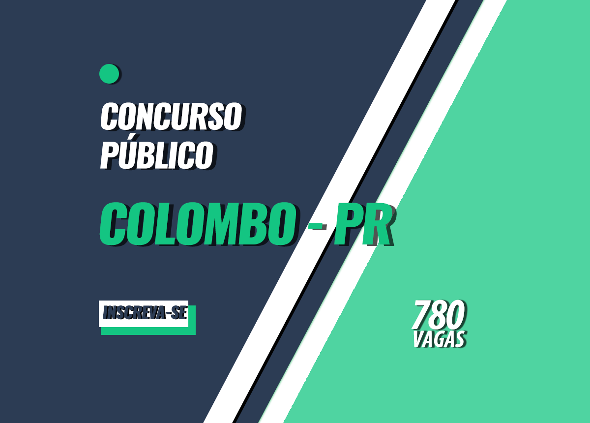 Concurso Prefeitura Colombo - PR Edital 001/2022