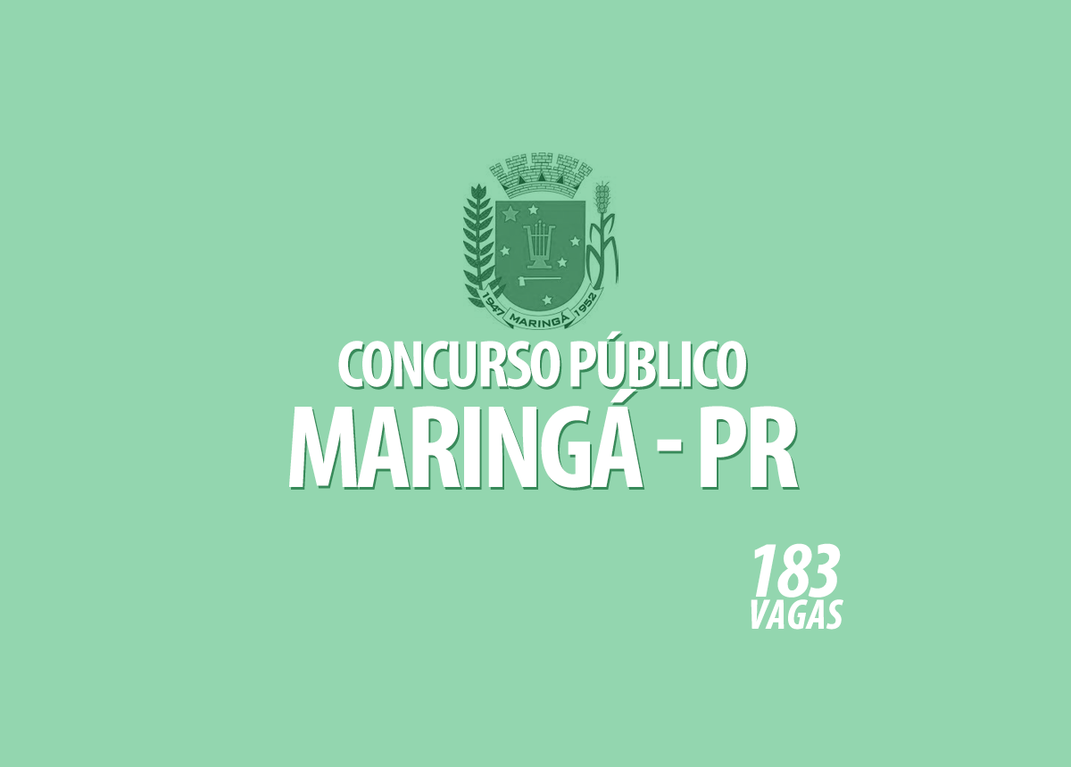 Concurso Prefeitura Maringá - PR Edital 001/2022