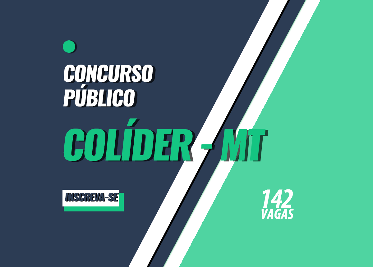 Concurso Prefeitura Colíder - MT Edital 001/2022