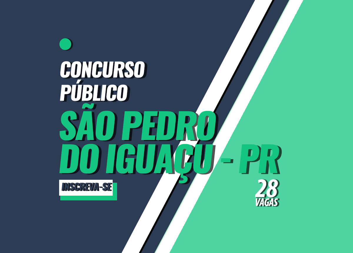 Concurso São Pedro do Iguaçu - PR Edital 001/2022