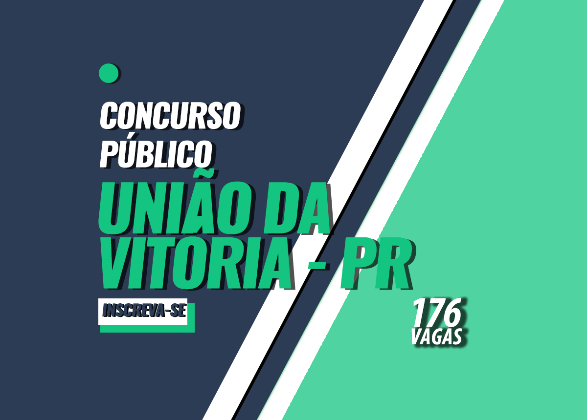 Concurso União da Vitória - PR Edital 562/2022
