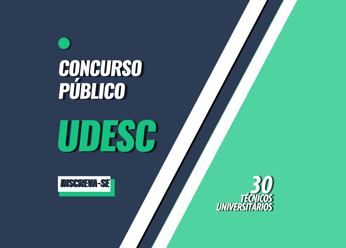 Concurso UDESC Edital 002/2022