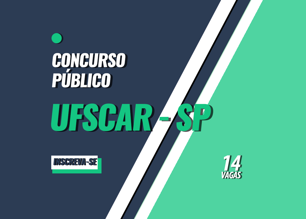 Concurso Público UFSCAR - SP Edital 023/2022