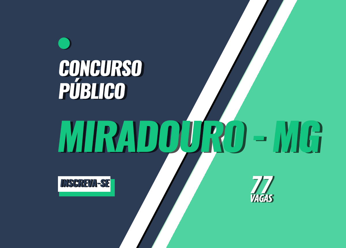 Concurso Prefeitura Miradouro