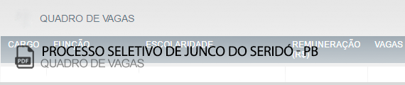 Vagas Concurso Público Junco do Seridó (PDF)