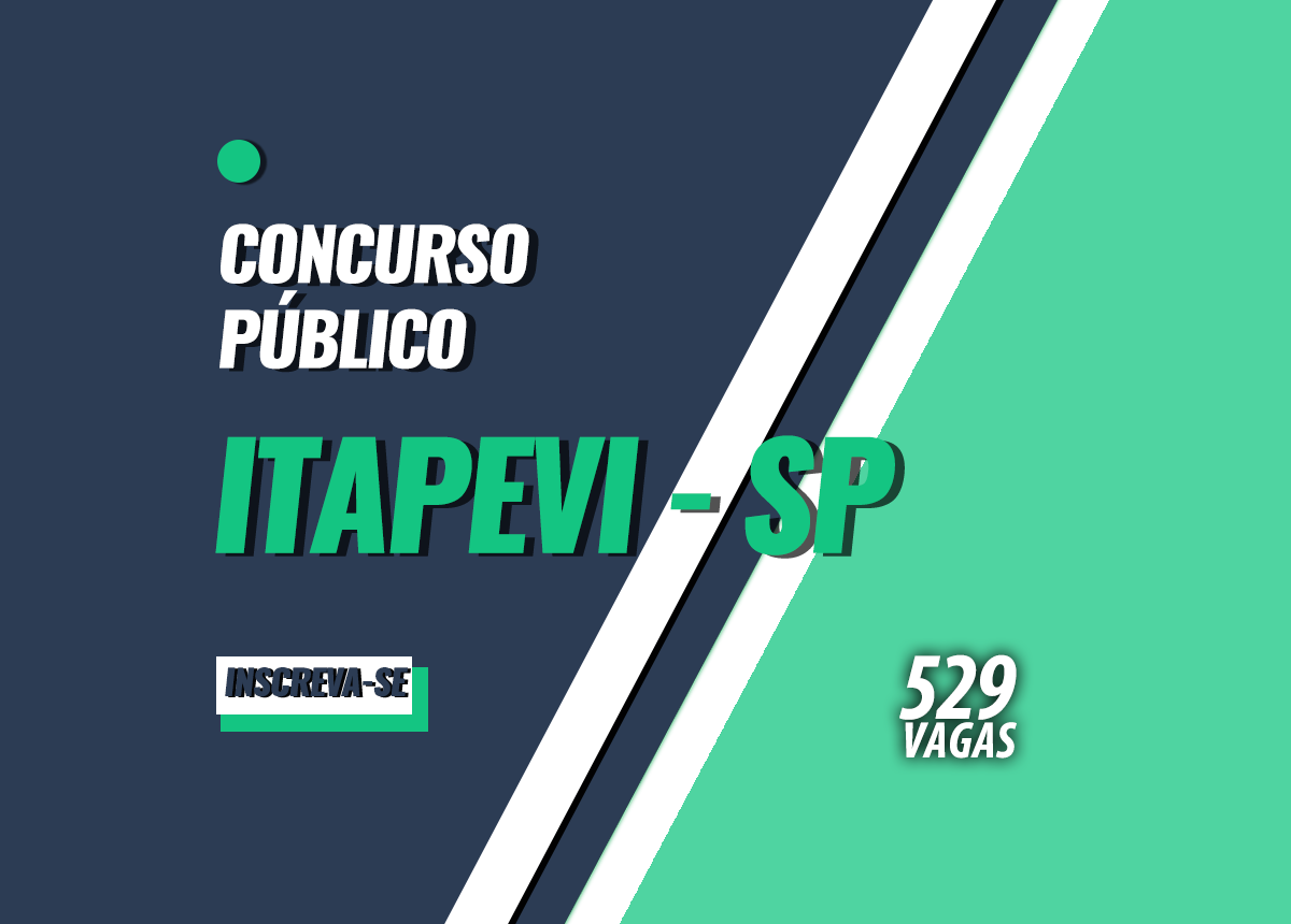 Concurso Prefeitura Itapevi - SP Edital 001/2023