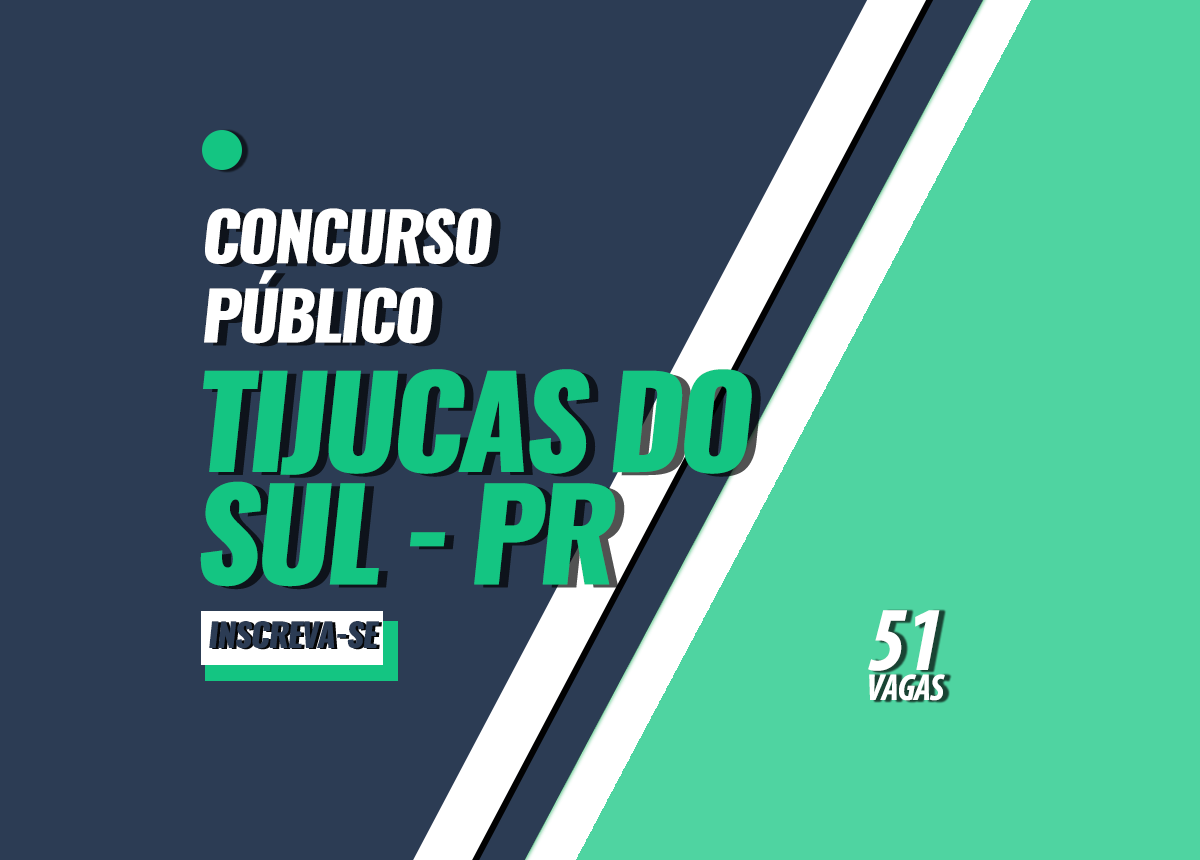 Concurso Prefeitura Tijucas do Sul - PR Edital 001/2023