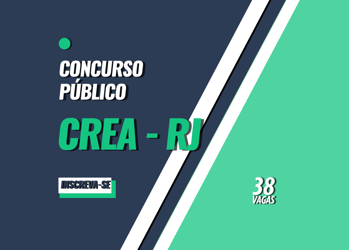 Concurso Público CREA - RJ Edital 001/2023