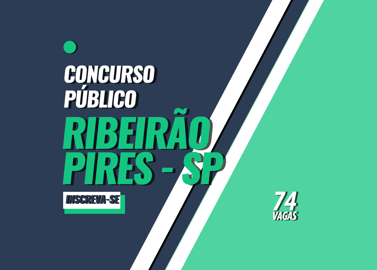Concurso Público Ribeirão Pires - SP Edital 001/2023
