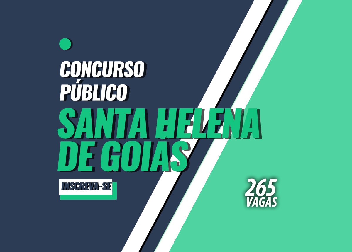 Concurso Santa Helena de Goiás Edital 002/2023