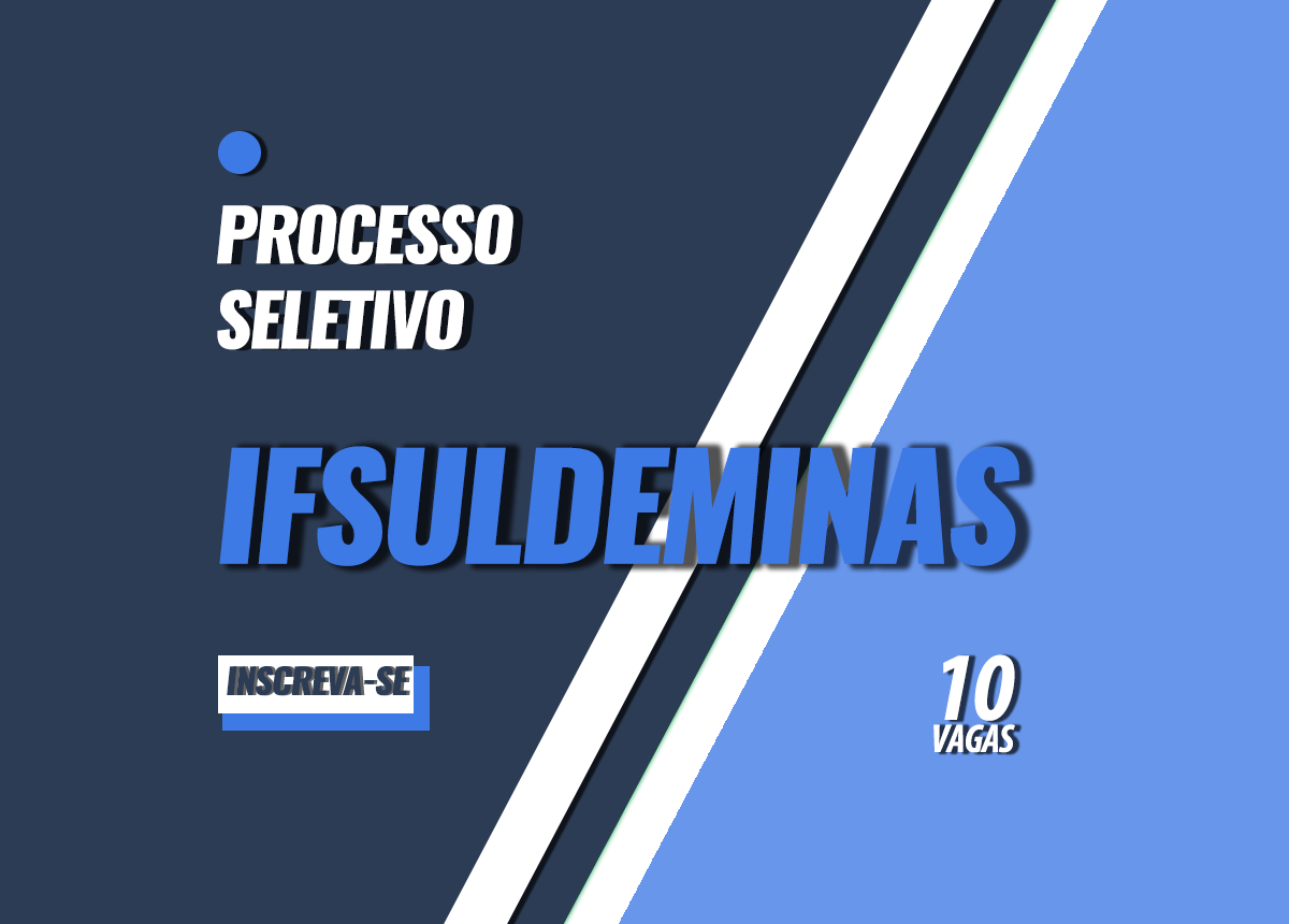 Processo Seletivo do Ifsuldeminas Edital 090/2023