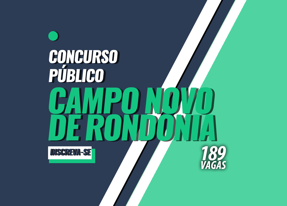 Concurso Campo Novo de Rondônia Edital 001/2023