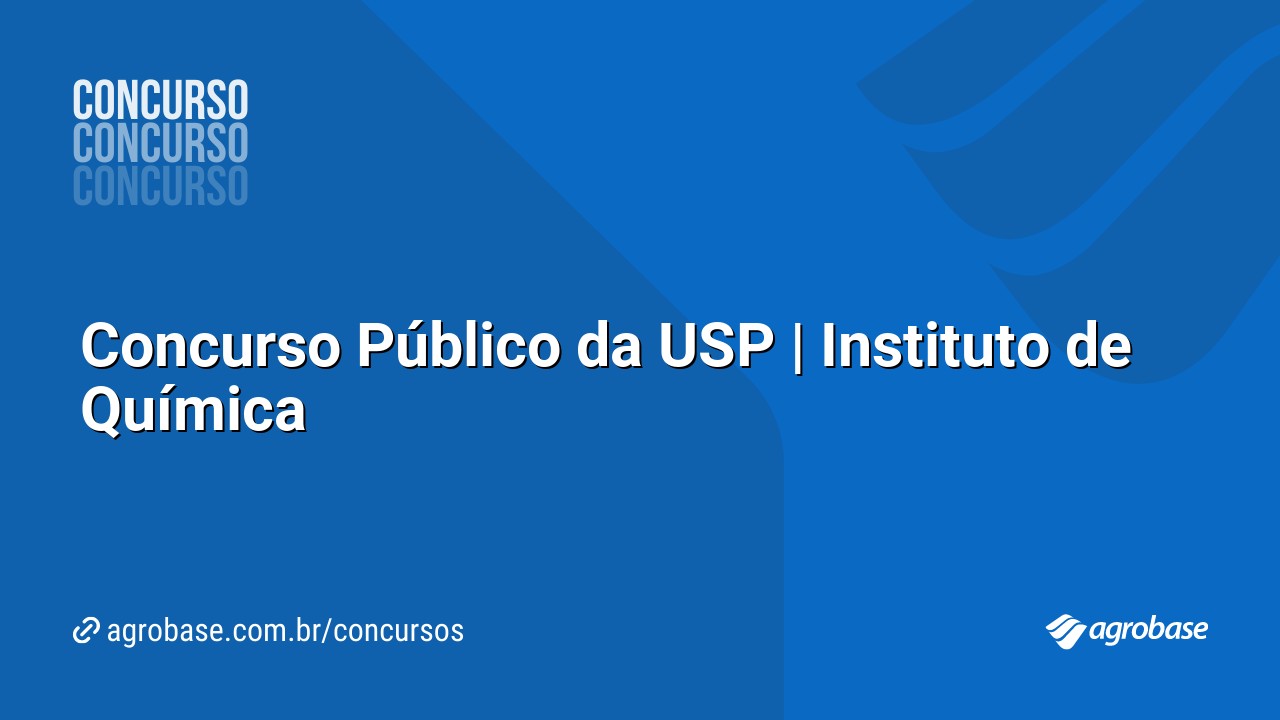 Concurso Público da USP | Instituto de Química