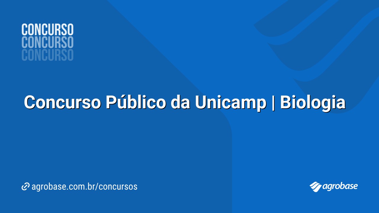 Concurso Público da Unicamp | Biologia