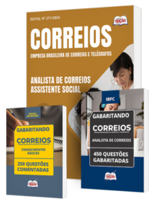 Comprar: Combo - Analista de Correios - Assistente Social (Apostila + Questões Gabaritadas + Comentadas)