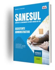 Comprar: Apostila SANESUL - MS - Assistente Administrativo