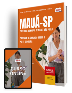 Comprar: Apostila Prefeitura de Mauá - SP 2025 - Professor de Educação Básica II - PEB II - Geografia