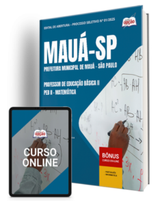 Comprar: Apostila Prefeitura de Mauá - SP 2025 - Professor de Educação Básica II - PEB II - Matemática
