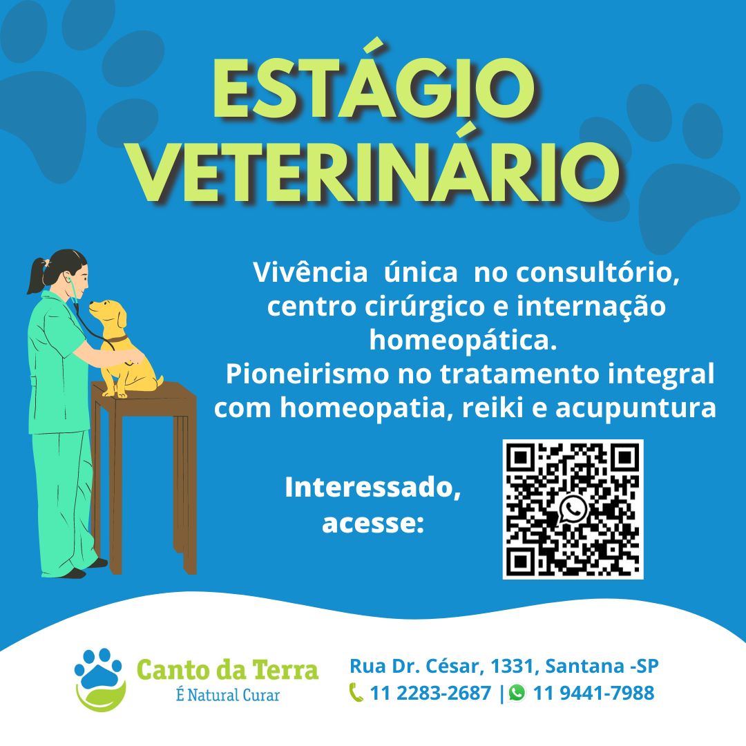 Estágio voluntário méd. veterinária em ONG – São Paulo/SP