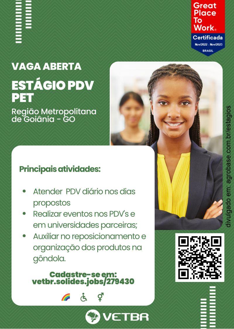 Estágiário comercial Zoetis – Goiânia/GO