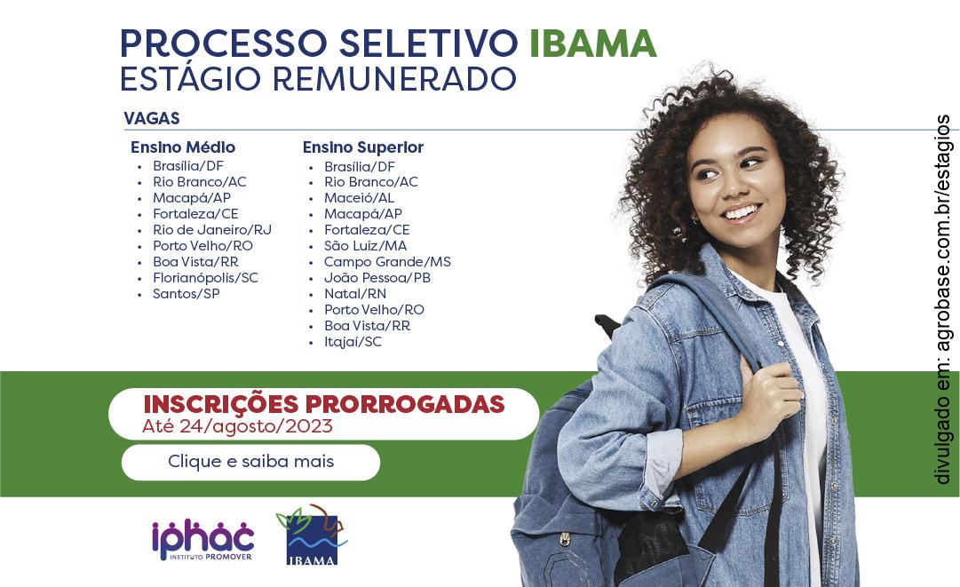 Estágio remunerado Ibama