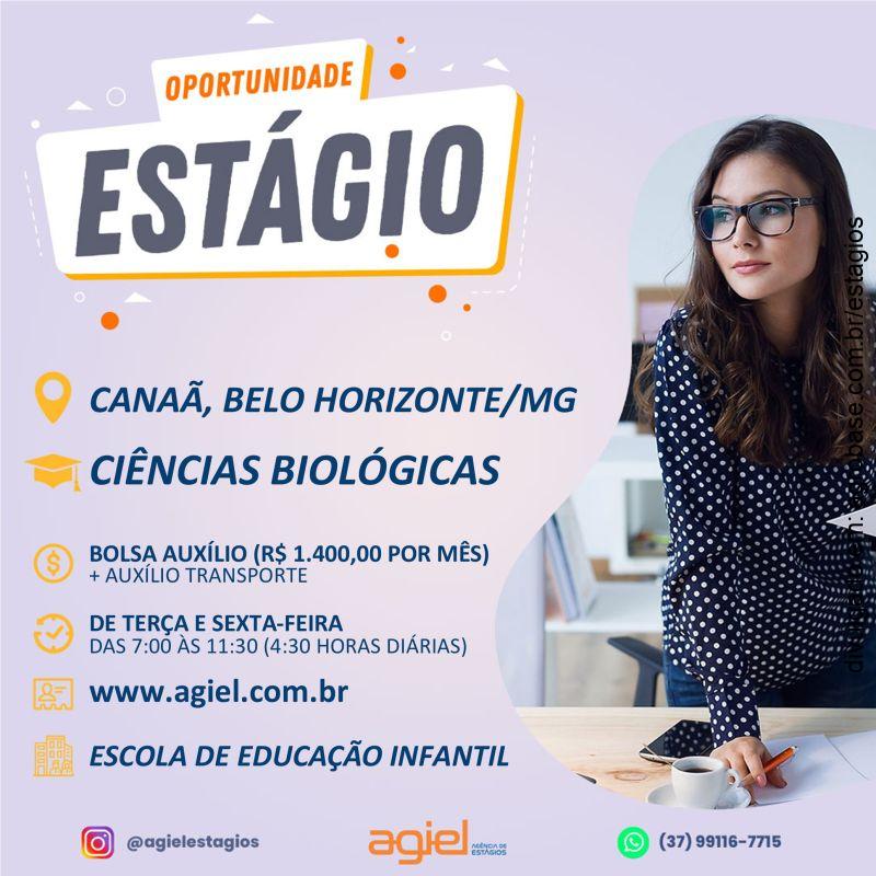 Estágio em biologia ou ciências biológicas – Belo Horizonte/MG