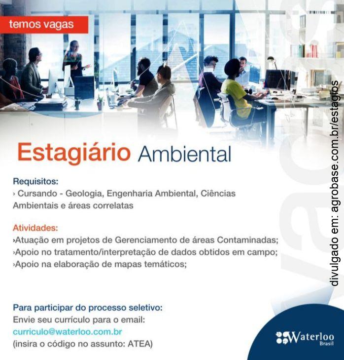 Estagiário ambiental – São Paulo/SP